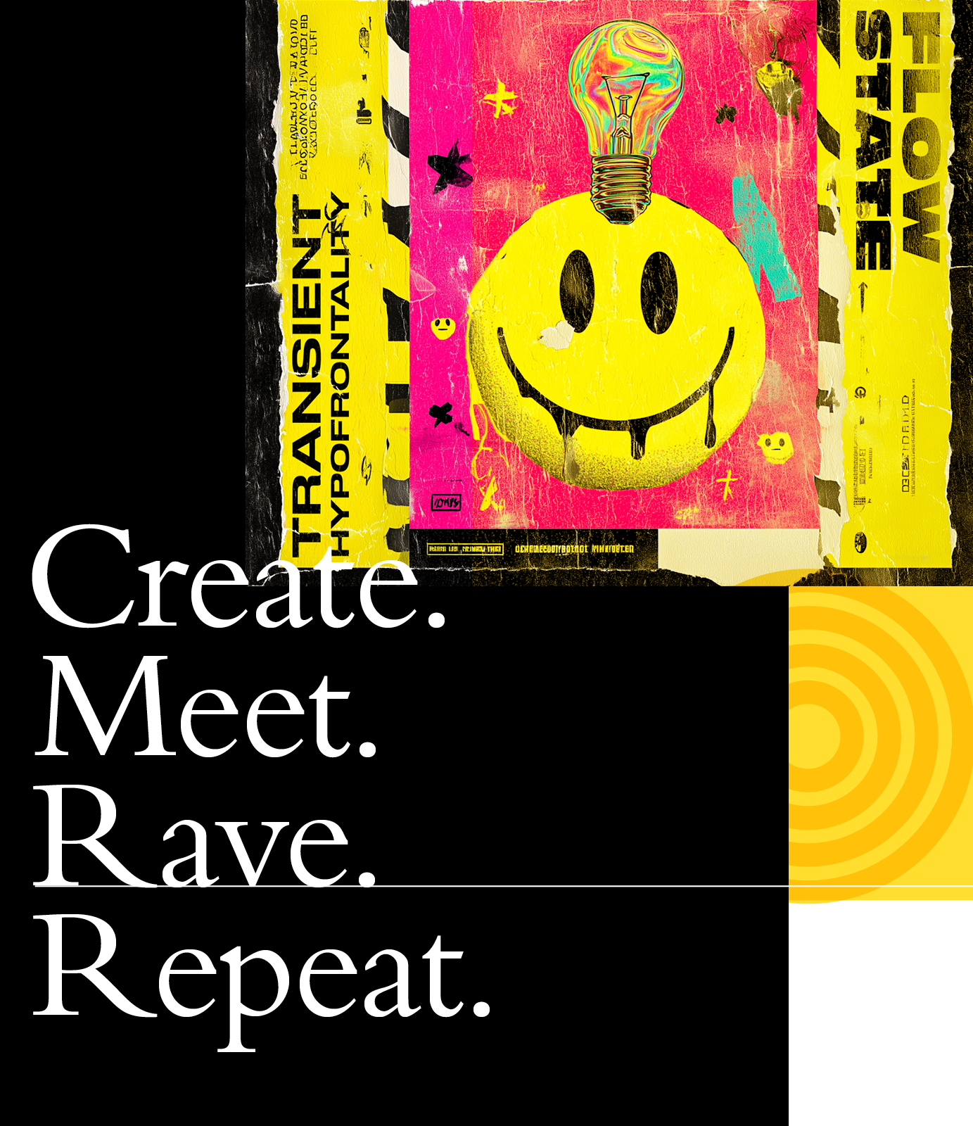 Create. Meet. Rave. Repeat.